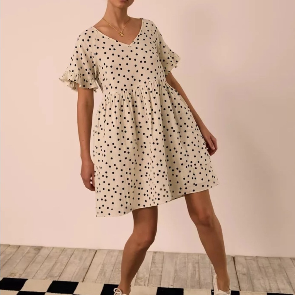 Madewell women’s Polka Dot V-Neck Dress